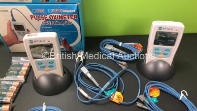 Mixed Lot Including 22 x Entonox Valves, 2 x Oxi-Pulse 3300MDD Pulse Oximeters with Finger Sensors, 1 x Nellcor N-20 Pulse Oximeter with Finger Sensor, 2 x Newtech NT1A-V Pulse Oximeters with Accessories, 4 x Aircast Ankle Braces, 2 x Medix Hi-Flo Nebulis - 6