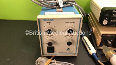 Mixed Lot Including 1 x Kendall Aerodyne Thermo Plus with Cables, 1 x Millar 20 MHz Pulsed Doppler Velocimeter MDV-20, 1 x Ohmeda Biox 3740 Pulse Oximeter, 1 x Site-Rite II Imaging Unit, 4 x Ohmeda Biox 3700e Pulse Oximeters and 1 x Dinamap Compact TS Cri - 3