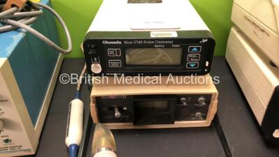 Mixed Lot Including 1 x Kendall Aerodyne Thermo Plus with Cables, 1 x Millar 20 MHz Pulsed Doppler Velocimeter MDV-20, 1 x Ohmeda Biox 3740 Pulse Oximeter, 1 x Site-Rite II Imaging Unit, 4 x Ohmeda Biox 3700e Pulse Oximeters and 1 x Dinamap Compact TS Cri - 4