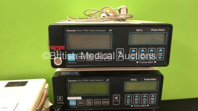 Mixed Lot Including 1 x Kendall Aerodyne Thermo Plus with Cables, 1 x Millar 20 MHz Pulsed Doppler Velocimeter MDV-20, 1 x Ohmeda Biox 3740 Pulse Oximeter, 1 x Site-Rite II Imaging Unit, 4 x Ohmeda Biox 3700e Pulse Oximeters and 1 x Dinamap Compact TS Cri - 5