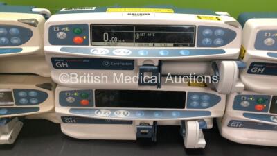 Job Lot Including 4 x CareFusion Alaris GH Guardrails Plus Syringe Pumps and 2 x Alaris Asena GH MK III Syringe Pumps (4 x Power Up, 2 x Require Service, 1 x Draws Power Does Not Power Up, 1 x No Power) - 3