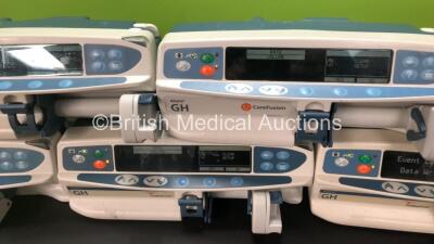 Job Lot Including 3 x CareFusion Alaris GH Syringe Pumps and 2 x Cardinal Health Alaris GH Syringe Pumps (All Power Up, 1 x Requires Service, 1 x Error Code EV6 ) - 3