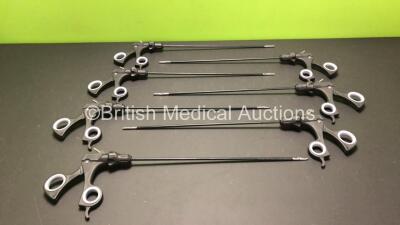 7 x Laparoscopic 5mm Instruments with Graspers and Scissors