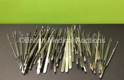 Job Lot of Micro-Angled Forceps