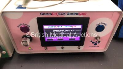 Mixed Lot Including 1 x GE Dinamap ProCare Auscultatory Patient Monitor (Powers Up) with Power Supply and 5 x BP Cuffs with Hoses in Carry Case, 1 x Microlife BP Meter, 1 x Bedfont GastroCH4 ECK Gastrolyzer (Powers Up) 1 x Ohmeda Biox 3740 Pulse Oximeter - 4