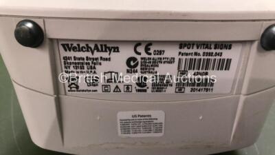 Mixed Lot Including 5 x Welch Allyn Spot Vital Signs Monitors with 5 x Power Supplies (All Power Up, 1 x Damage to Casing - See Photos) 1 x Welch Allyn 53NTO Patient Monitor (Powers Up) 1 x Mortara ELI 280 ECG Machine (Draws Power Does Not Power Up) 1 x S - 6