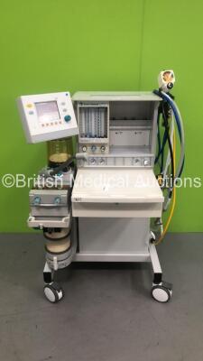 Datex-Ohmeda Aestiva/5 Induction Anaesthesia Machine with Datex-Ohmeda 7100 Ventilator Software Version 1.4, Bellows, Absorber and Hoses (Powers Up) *S/N AMVM00136*