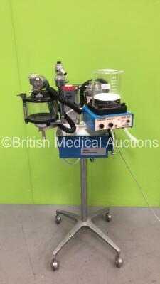 Matrix VMC Anaesthesia Machine with Hallowell Veterinary Anaesthesia Ventilator Model 2000, Absorber, Bellows and Isotec 3 Vaporizer (Powers Up)