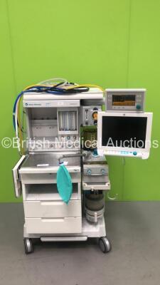 Datex-Ohmeda Aestiva/5 Anaesthesia Machine with Datex-Ohmeda 7900 SmartVent Software Version 4.8, Datex-Ohmeda Anaesthesia Monitor, Datex-Ohmeda Module Rack, Bellows, Absorber and Hoses (Powers Up) *S/N AMRK01048*