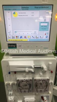 2 x B-Braun Dialog + Adimea Dialysis Machines (1 x Powers Up, 1 x No Power Cable) - 2