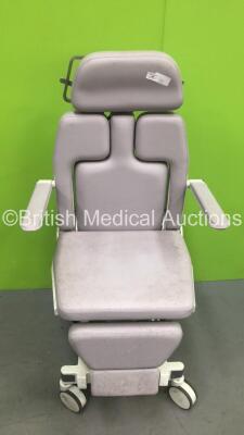 Unknow Make of Electric Patient Chair with Battery (No Power - Suspect Flat Battery) *S/N FS0036311*