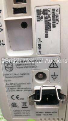 2 x Philips SureSigns VS2 Patient Monitors on Stands, 1 x Philips SureSigns VS3 Patient Monitor on Stand and 1 x Welch Allyn Otoscope / Ophthalmoscope Set on Stand with 2 x Handpieces and 2 x Heads (All Power Up) *S/N US90300325 / US93801155* - 8