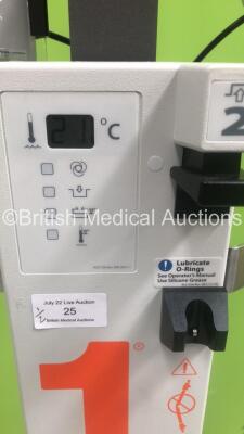 1 x Welch Allyn 52000 Series Patient Monitor on Stand (No Power Supply) and 1 x Smiths Medical System 1000 Level 1 Fluid Warming System (Powers Up) *S/N 9702028* - 2