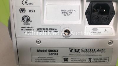 CSI Criticare Comfort Cuff 506N3 Series Vital Signs Monitor on Stand (Powers Up) *S/N FS0072119* - 4