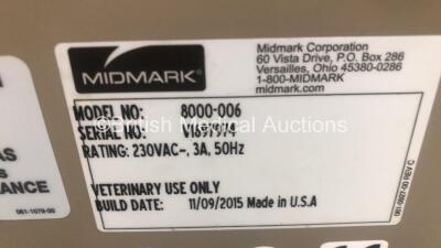 Midmark VetPro 100 Dental Delivery Unit with Hoses and 1 x Handpiece (Powers Up) - 5