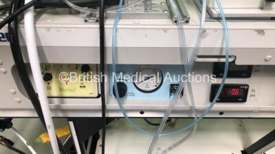 Drager Globetrotter GT5400 Stretcher with Drager Isolette TI500 Incubator, Biomed CrossVent 2i+ Ventilator and Accessories (Powers Up) *S/N ITU-1874* - 5