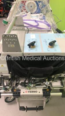 Drager Globetrotter GT5400 Stretcher with Drager Isolette TI500 Incubator, Biomed CrossVent 2i+ Ventilator and Accessories (Powers Up) *S/N ITU-1874* - 6