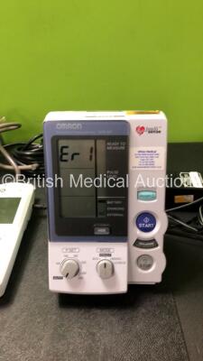 Mixed Lot Including 1 x Huntleigh Flowtron Plus Pump with 1 x Full Leg Garment and 1 x BP Cuff (Powers Up) 1 x Intelli Sense Digital BP Monitor (Powers Up with Error-See Photo) 1 x Navina Smart - 5