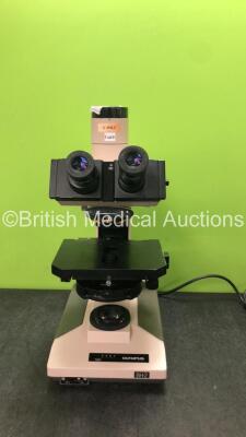 Olympus BH-2 Benchtop Microscope (Powers Up with Missing Optics) *SN J02110Y*