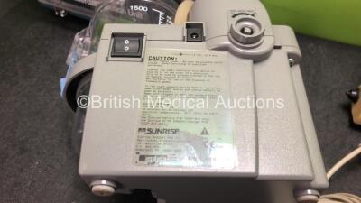 Mixed Lot Including 1 x Laerdal Suction Unit, 1 x DeVilbiss Suction Unit with Cup (Missing Lid-See Photo) 1 x Welch Allyn 52000 Series Patient Monitor, 1 x Salter Scales and 1 x 3 Lead ECG Lead - 5