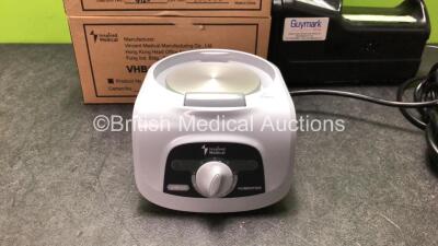 Mixed Lot Including 3 x Inspired Medical VHB10A Humidifier Units (All Untested Due to Foreign Plug) 1 x MEG SS3 Sound Source with 1 x AC Power Supply (No Power) - 2