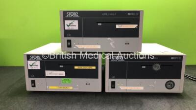 Job Lot Including 2 x Karl Storz Endoskope 200460 20 Aida Control II Units (Both Power Up) and 1 x Karl Storz Endoskope 200970 20 SCB OR1 control Units (Powers Up, HDD Removed) *SN KS0R11021, KH10994, KSH10302**