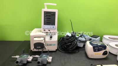 Mixed Lot Including 1 x Mindray Data Duo Patient Monitor, 1 x HK Surgical Klein Pump, 2 x Whisper Flow Regulators, 1 x ResMed Autoset Spirit II CPAP Unit, 2 x Fujinon Cameras and 3 x Philips SCF 286 Steamer Base Units - 2