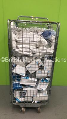 Cage of Face Masks, Hand Sanitiser and Tubing (Cage Not Included)