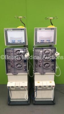 2 x Fresenius Medical Care 5008 Cordiax Dialysis Machines - Software Version 4.57 - Running Hours 41112 / 26122 (Both Power Up) *S/N 6VEA5026 / 5VEA2377*