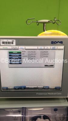 2 x Fresenius Medical Care 5008 Cordiax Dialysis Machines - Software Version 4.57 - Running Hours 31399 / 39222 (Both Power Up) *S/N 5VEA2376 / 5VEA2220 * - 6