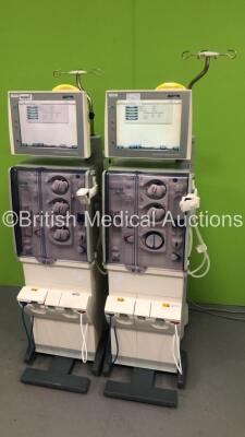 2 x Fresenius Medical Care 5008 Cordiax Dialysis Machines - Software Version 4.57 - Running Hours 31399 / 39222 (Both Power Up) *S/N 5VEA2376 / 5VEA2220 * - 24