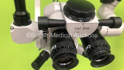 Zeiss OPMI Lumera i Dual Operated Surgical Microscope Ref 6633 *Software Version 1.5* with 2 x Zeiss f170 Binoculars, 4 x 10x Eyepieces, Zeiss f 200 APO Lens and Footswitch (Powers Up with Good Bulb) *S/N 6633124859* **Mfd 03/2016** - 2