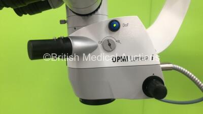 Zeiss OPMI Lumera i Dual Operated Surgical Microscope Ref 6633 *Software Version 1.5* with 2 x Zeiss f170 Binoculars, 4 x 10x Eyepieces, Zeiss f 200 APO Lens and Footswitch (Powers Up with Good Bulb) *S/N 6633124859* **Mfd 03/2016** - 4