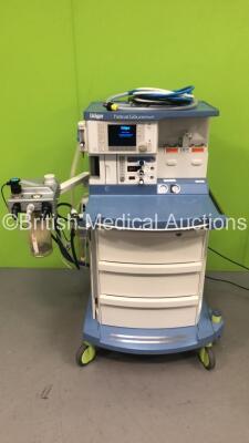 Drager Fabius GS Premium Anaesthesia Machine Software Version 3.34a - Total Run Hours 2828 - Total Vent Hours 1 with Bellows, Absorber and Hoses *Mfd 2014* (Powers Up)