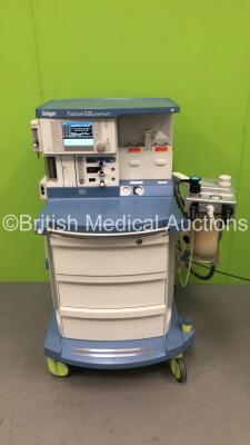 Drager Fabius GS Premium Anaesthesia Machine Software Version 3.34a - Total Run Hours 3816 - Total Vent Hours 892 with Bellows, Absorber and Hoses *Mfd 2014* (Powers Up)