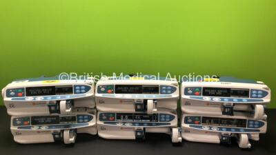 6 x CareFusion Alaris GH Syringe Pumps (All Power Up, 4 x Require Service) *RI*