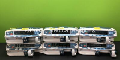 6 x CareFusion Alaris GH Syringe Pumps (All Power Up) *RI*