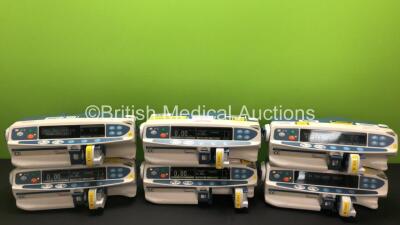 6 x Cardinal Health Alaris CC Syringe Pumps (All Power Up, 2 x Require Service) *RI*