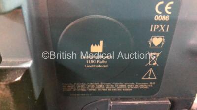 Mixed Lot Including 3 x Cardinal Health Alaris CC Syringe Pumps (All Power Up) 1 x Alaris IVAC P6000, 1 x B & D Nippy 3 Ventilator (Untested Due to Damaged Power Input) 1 x Covidien Heater for Mechanical Nebulization, 1 x Airmed 1000 Compressor, 1 x IVAC - 11