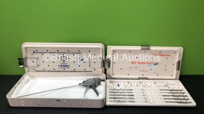 Job Lot Including 1 x Salute Fixation System Ref 0113024 and 1 x Smith & Nephew Screw System Set (Incomplete) *SN 4204*