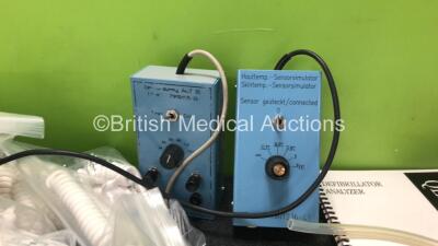 Mixed Lot Including Large Quantity of IVAC 180 Flow Sensors, 1 x Skin Temp Sensorsimulator, 1 x Graseby MR10 Sensitivity Test Rig and 1 x Accoson Aneroid P Gauge - 4