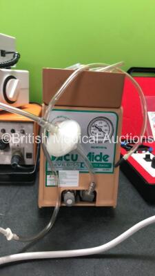 Mixed Lot Including 1 x Baxter Tru Cal Simulator / Tester (Untested Due to Possible Flat Batteries) 1 x Rompa RFED50(99) Lamp Unit (Powers Up) 1 x EMS Therasonic 1030 Unit (Powers Up) 1 x eme Insight 2000 Airway Pressure Monitor (Powers Up with Alarm and - 8