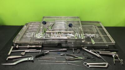 Job Lot of Various Surgical Instruments with 5 x Trays