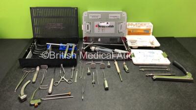 Job Lot of Surgical Instruments with Trays