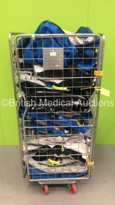 Mixed Cage of PAX Roll UP Evacuation Mattresses and Evac-U-Splint Mattresses (Cage Not Included)