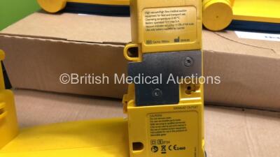 3 x Laerdal Suction Units with 6 x Purple Surgical Ref - ST/50/7 50m x 7mm Coil Tubing (All Power Up, All Missing Casing) - 4