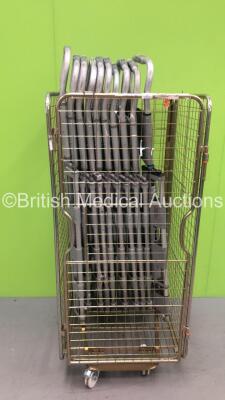 9 x Aluminium Scoop Stretchers (Cage Not Included)