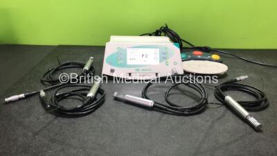 W&H Type SA-200 230 elco MED Dental Delivery Unit with 1 x Footswitch 1 x W&H MED E06139 Handpiece, 1 x W&H MED E06145 Handpiece,1 x W&H MED E06143 Handpiece and 1 x W&H MED 02561 Handpiece (Powers Up) *SN E50085*