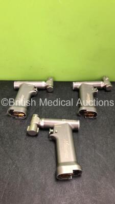 3 x ConMed Hall M Power PRO 6300 Handpieces *SN BBD75051 BB662164, BBD83783*