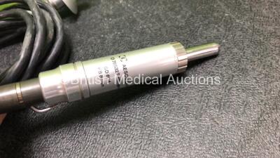 Mixed Lot Including 2 x Aesculap GD 604 Microspeed Handpieces, 1 x W&H MED E06144 Handpiece, 1 x Olympus Ref WA03300A Light Cable, 1 x Olympus WA03200A Light Cable, 1 x Smith & Nephew Ref 2145 Light Cable, 1 x Aesculap LG3523 Light Cable, 1 x THD Ref 8800 - 3